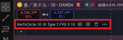 STEP 3: インジケーターをチャートに追加する